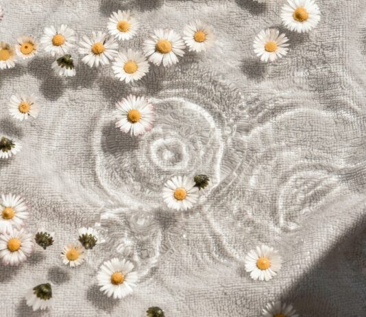 몸‧마음 모두 챙기는 ‘웰니스 문화’, 우리 일상 깊숙이 스며들다 white and blue floral textile
